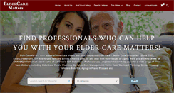 Desktop Screenshot of eldercarematters.com